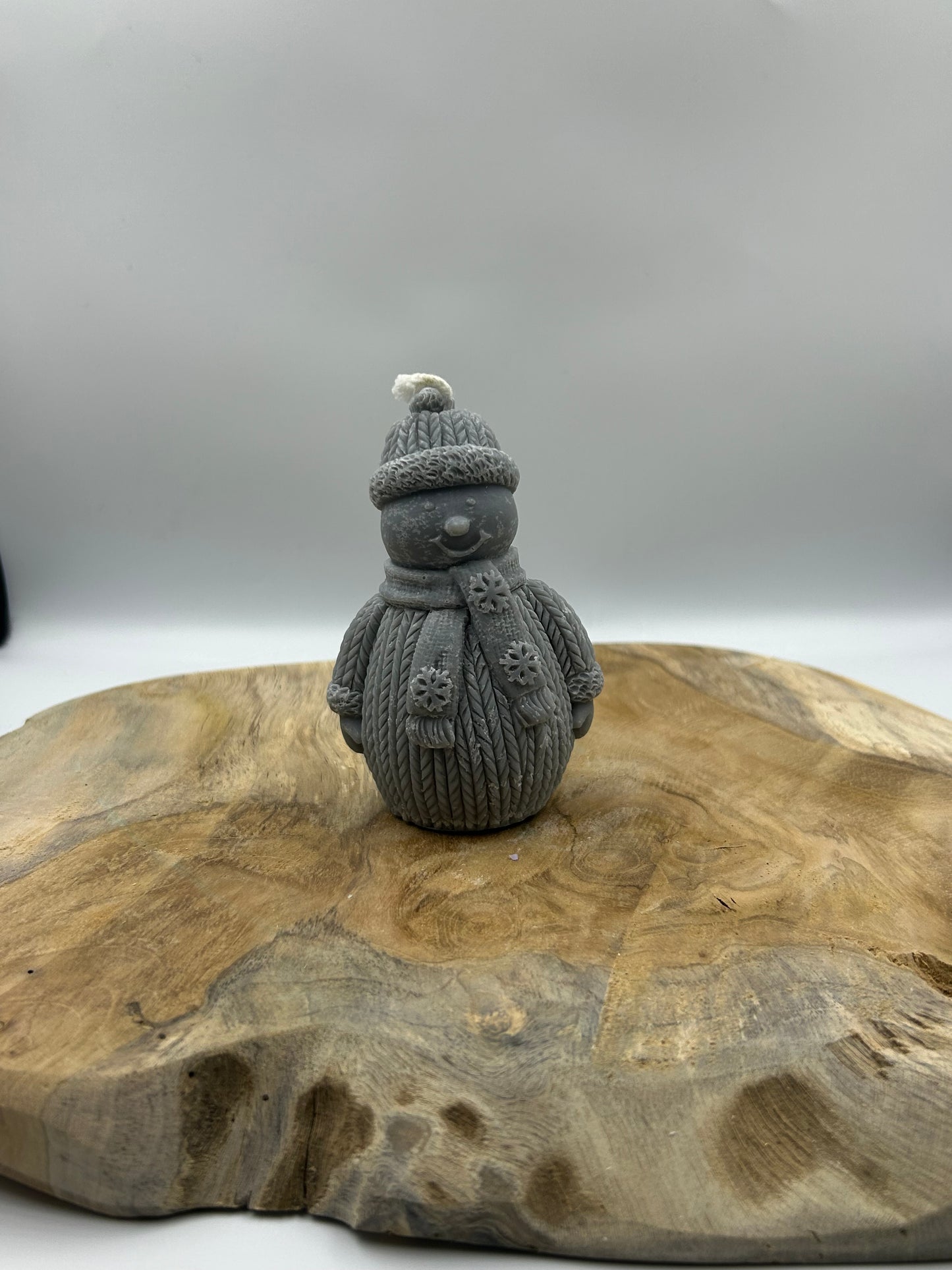 Bougies bonhomme de neige