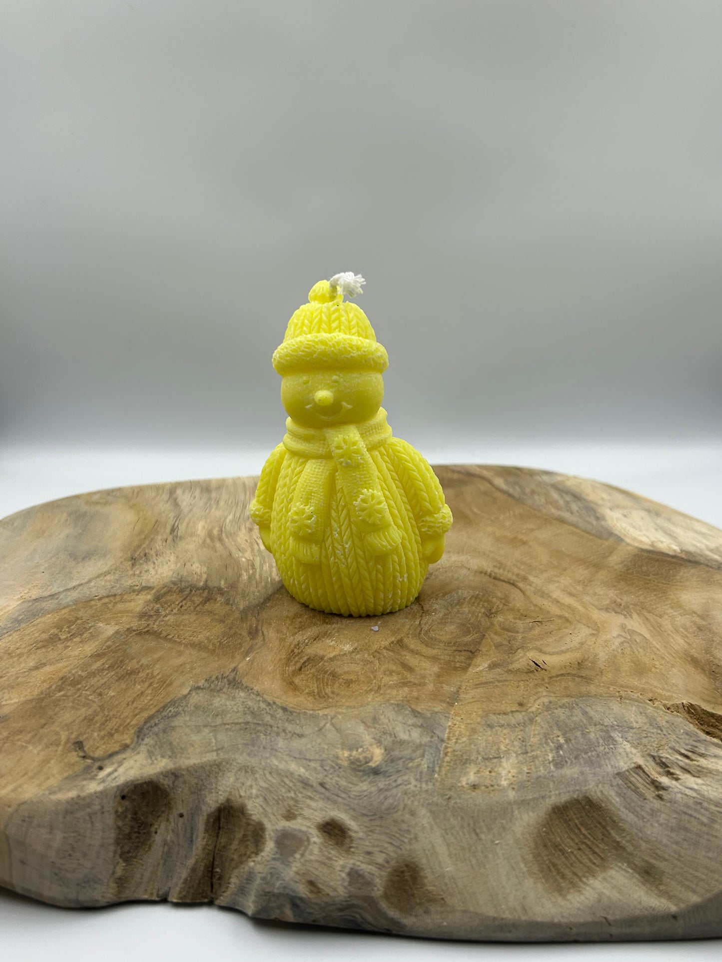 Bougies bonhomme de neige