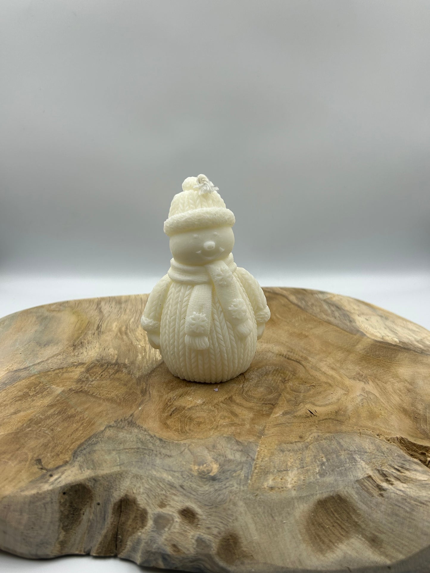 Bougies bonhomme de neige