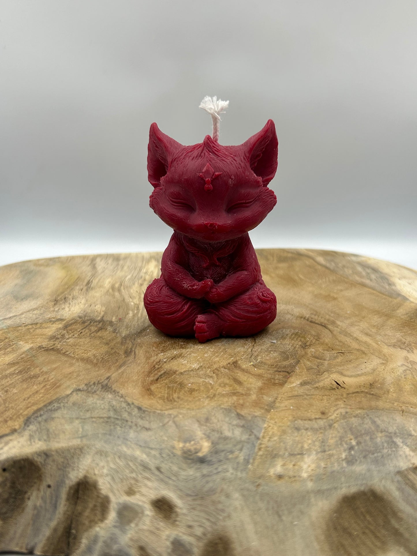 Renard rouge bordeaux