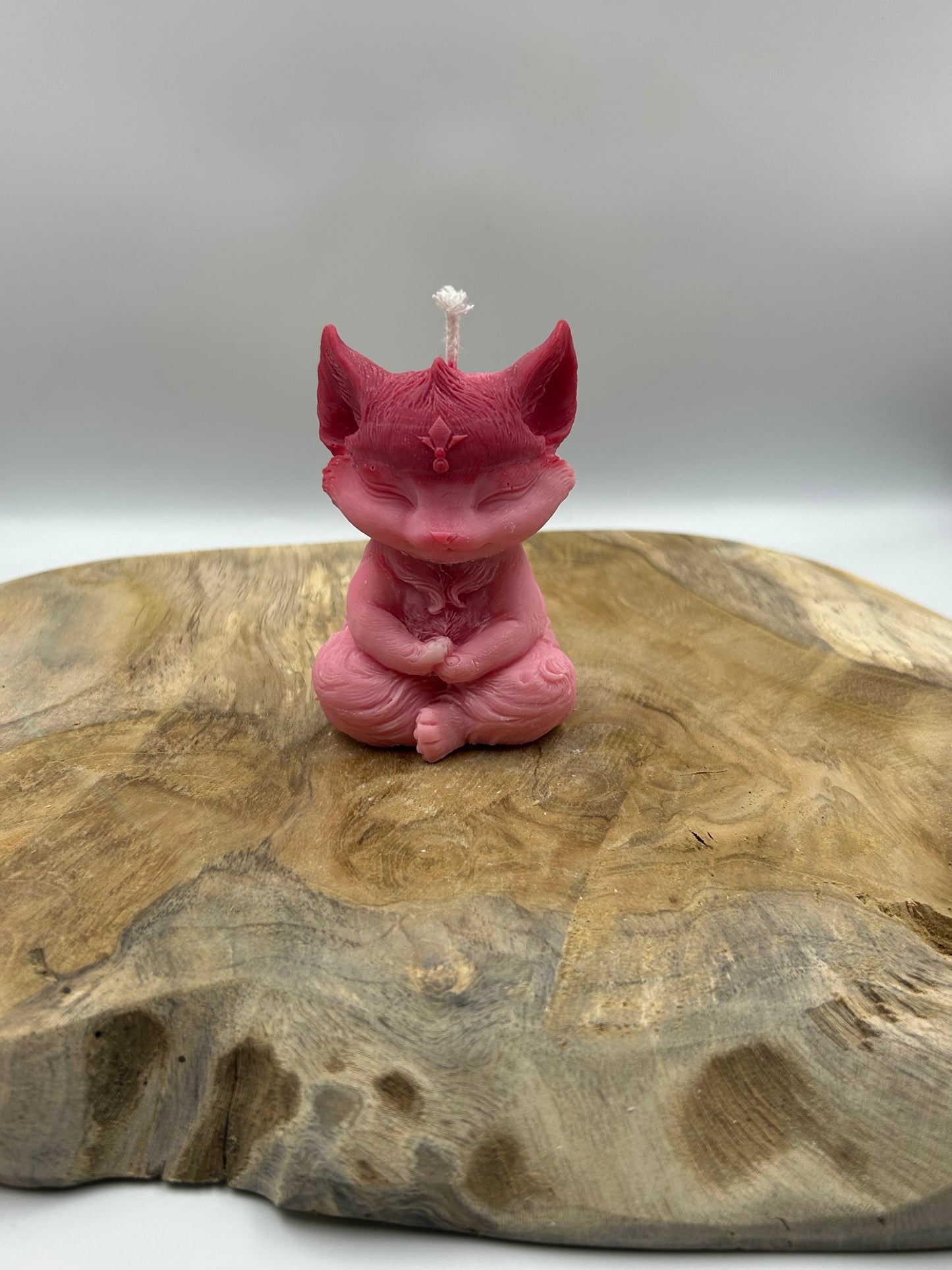 Renard rouge rose