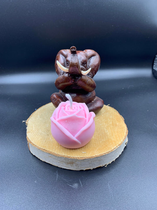 Bougies rose moyenne