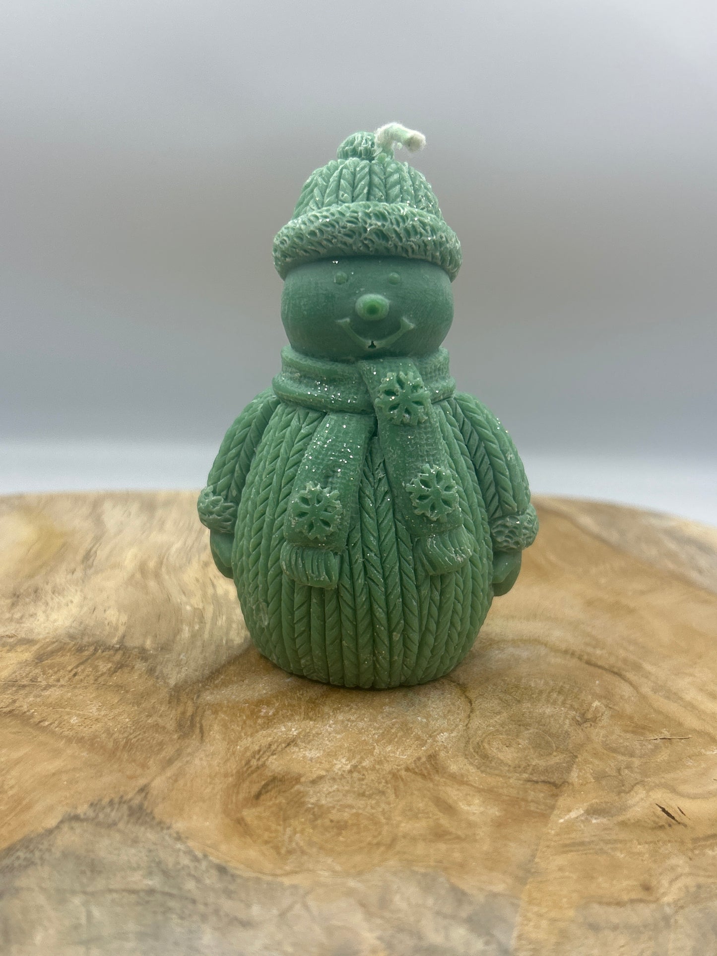 Bougies bonhomme de neige