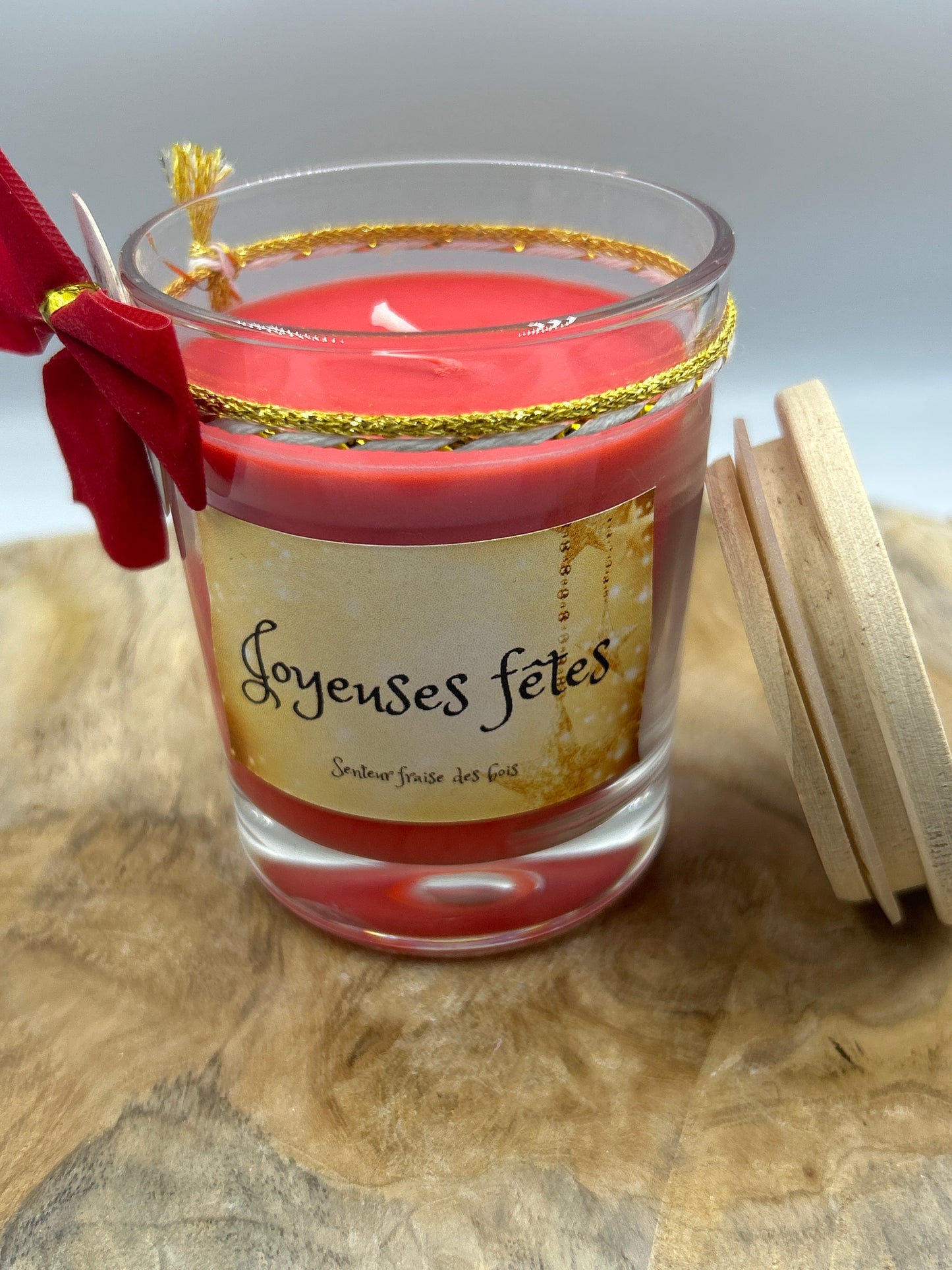 Bougies parfumées de Noël