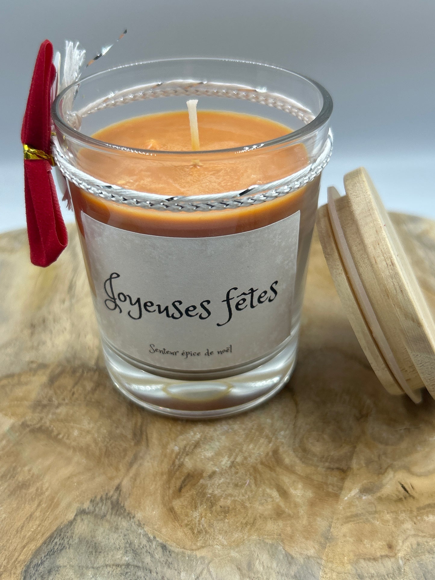 Bougies parfumées de Noël
