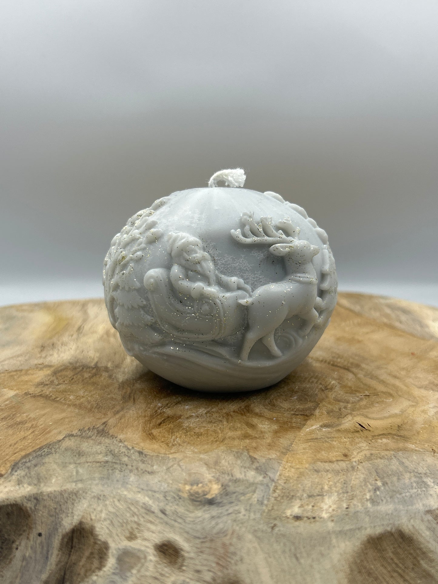 Bougies boule père Noël