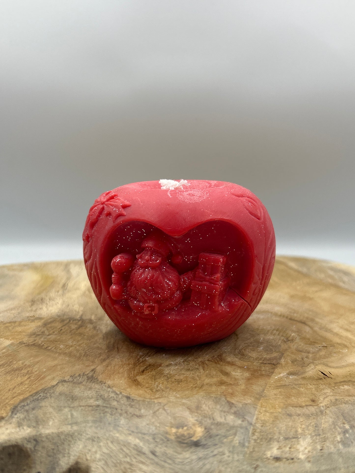 Bougies pomme de Noël