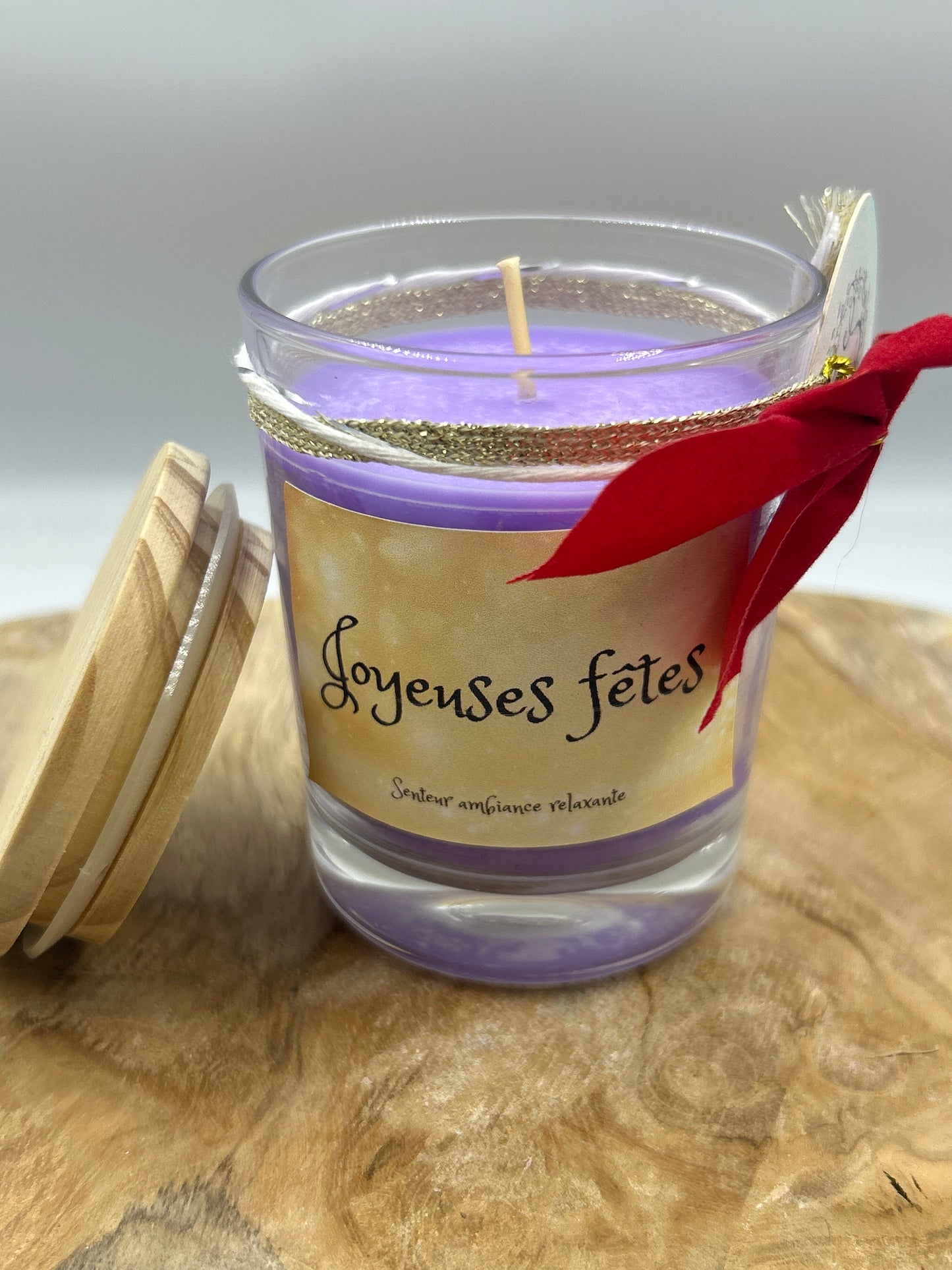 Bougies parfumées de Noël