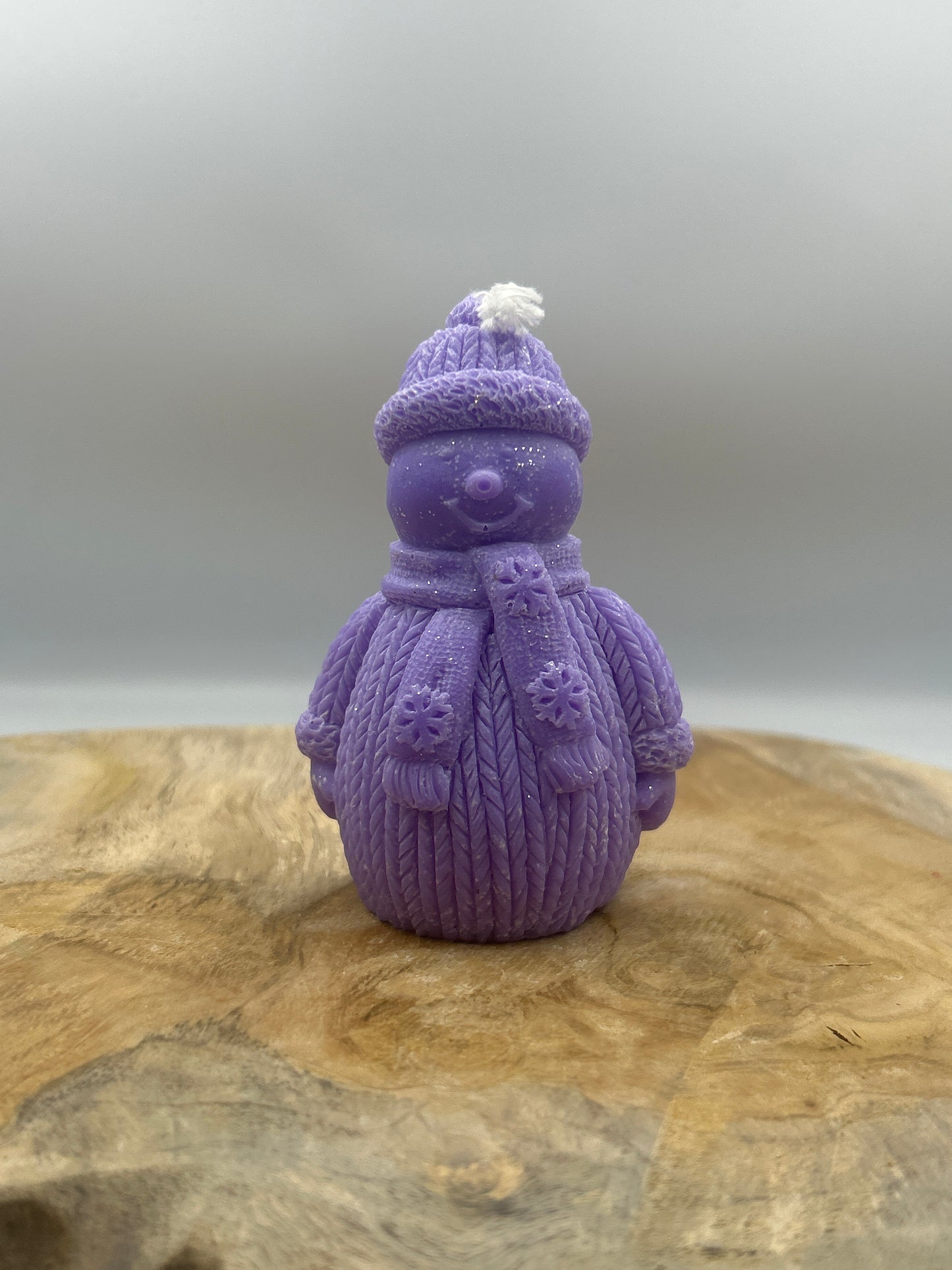 Bougies bonhomme de neige