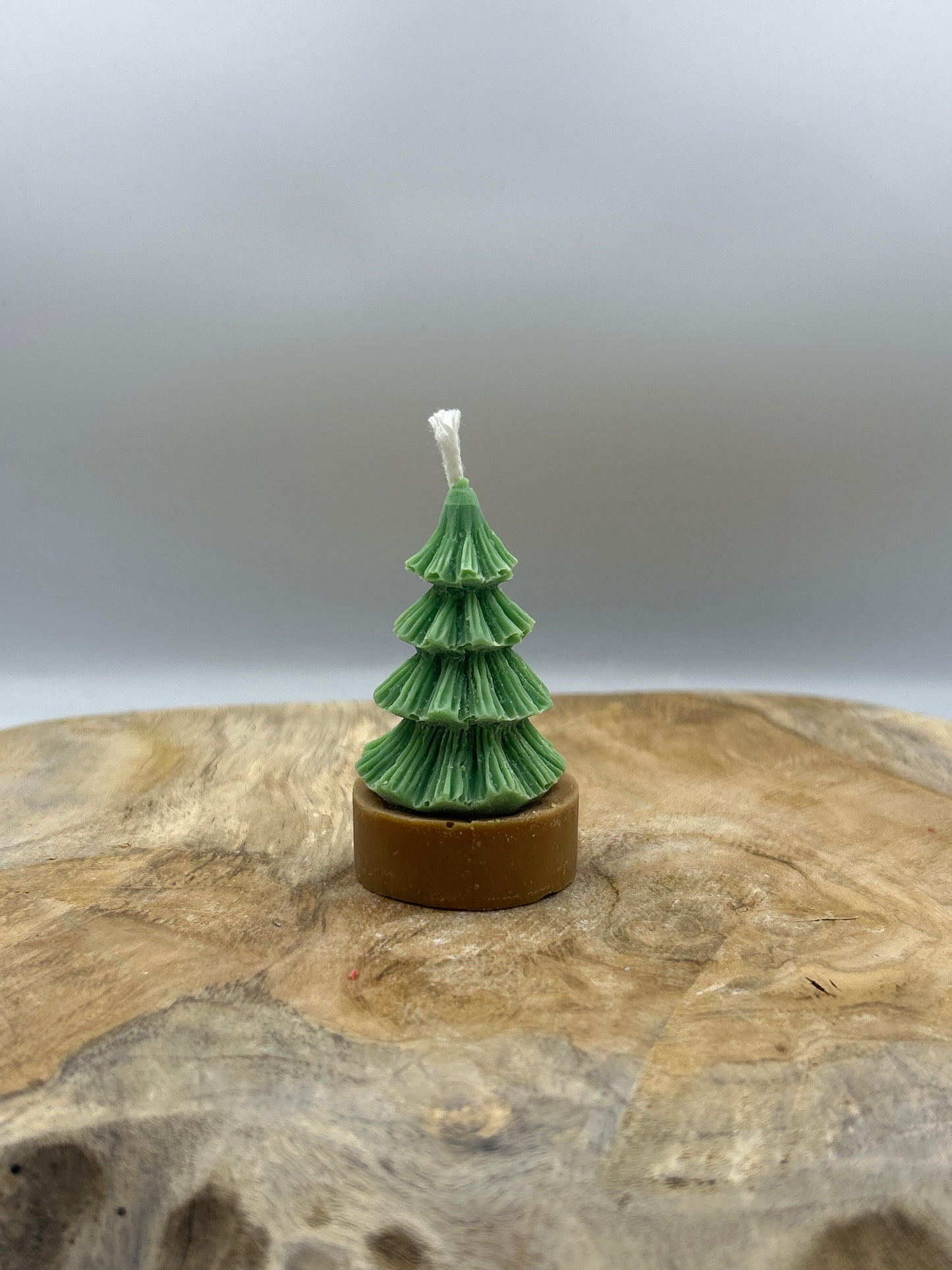 Bougies petit sapin socle