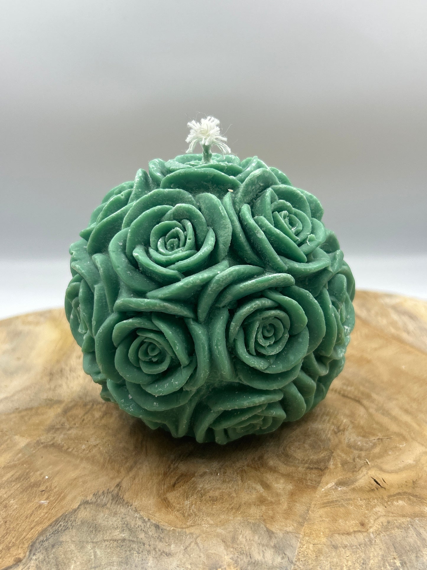 Bougie boule rose
