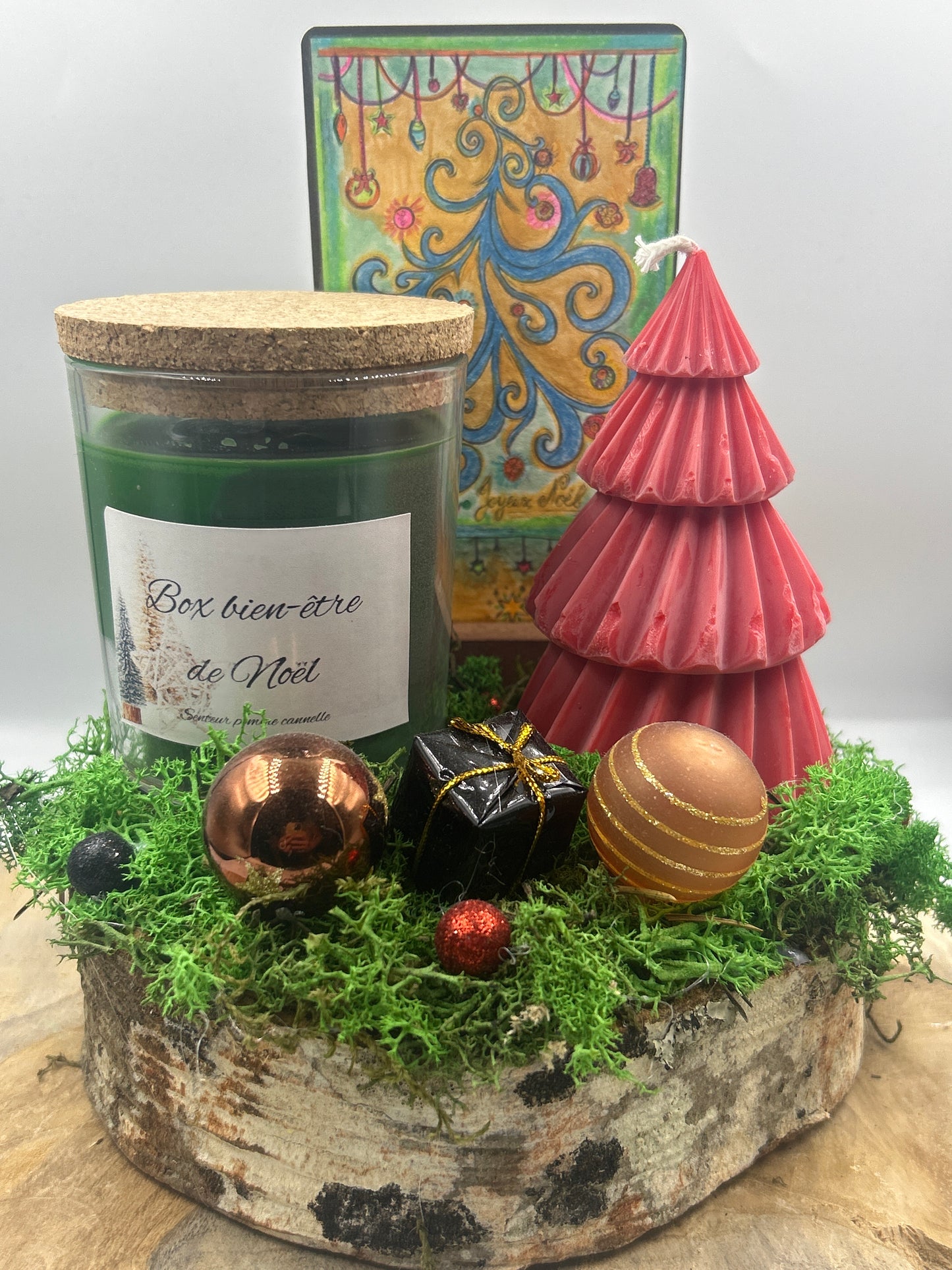 Box bien être de Noël pomme cannelle