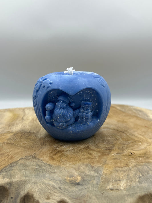 Bougies pomme de Noël