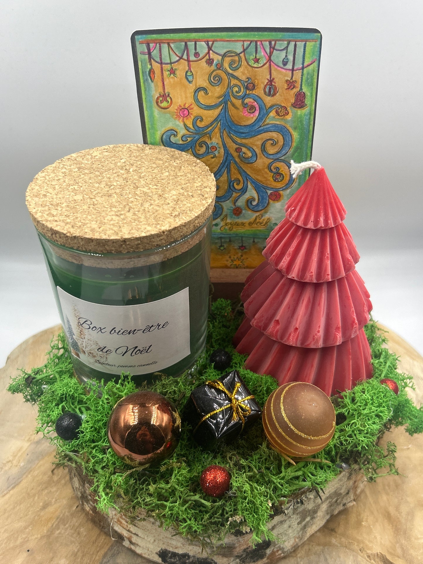 Box bien être de Noël pomme cannelle