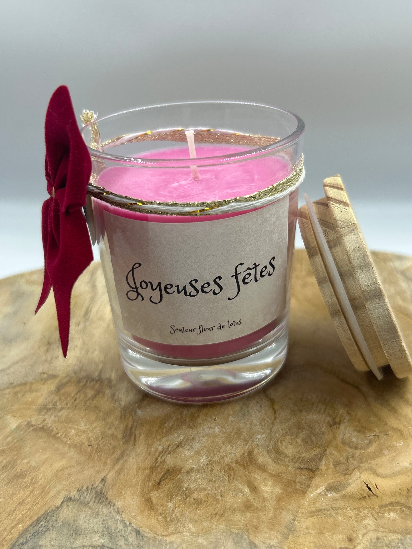 Bougies parfumées de Noël