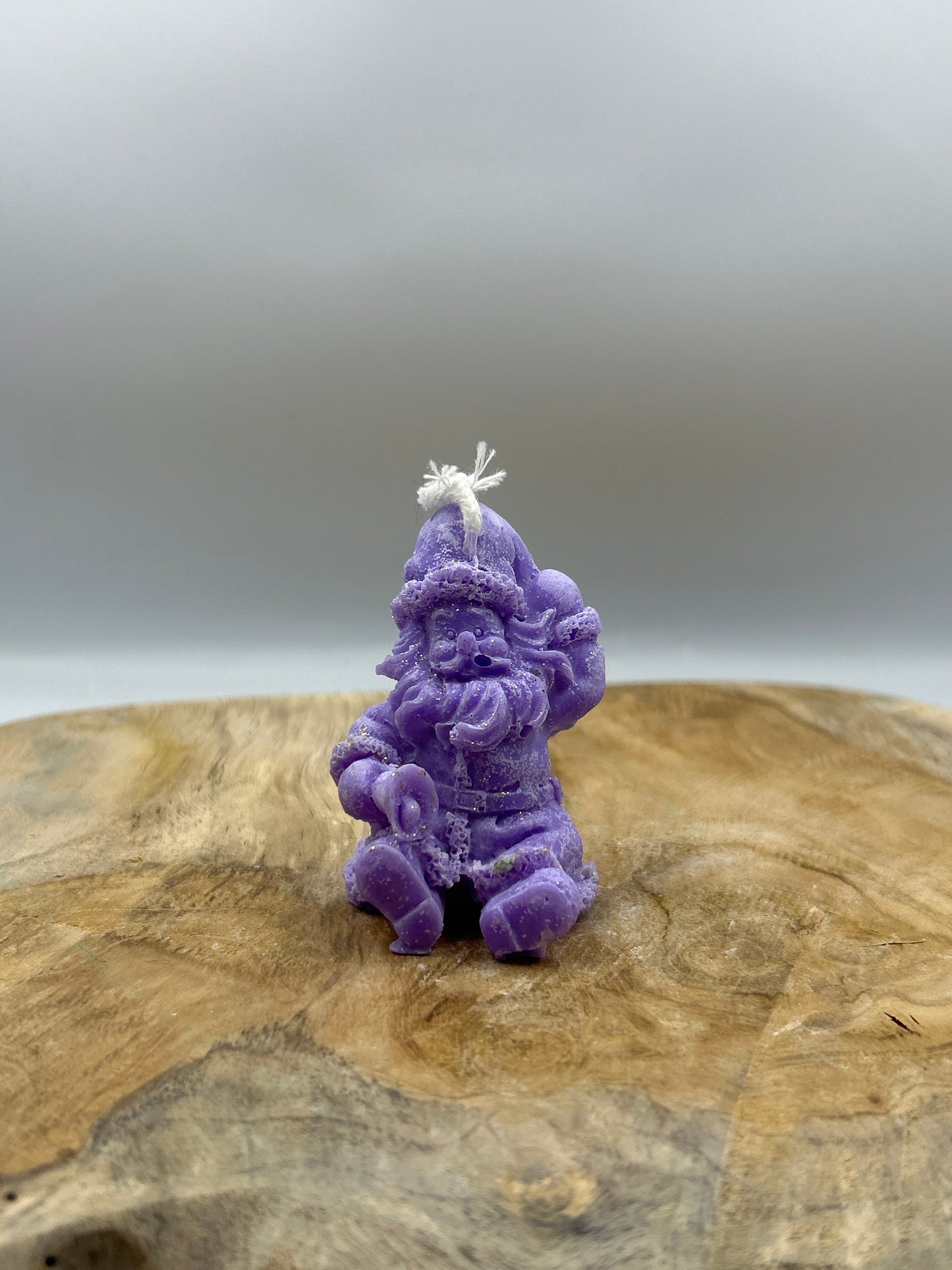 Bougies père Noël assis