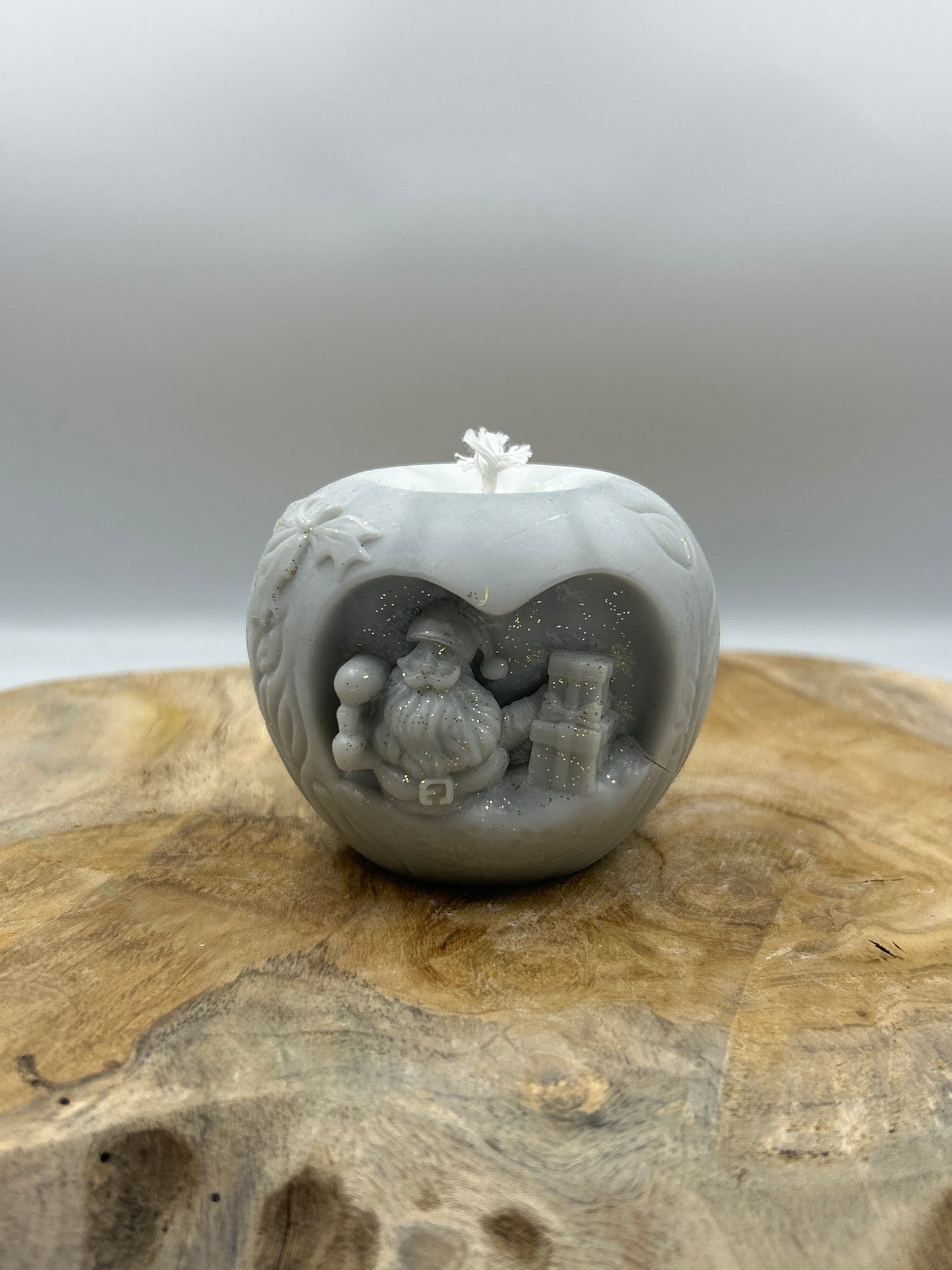 Bougies pomme de Noël