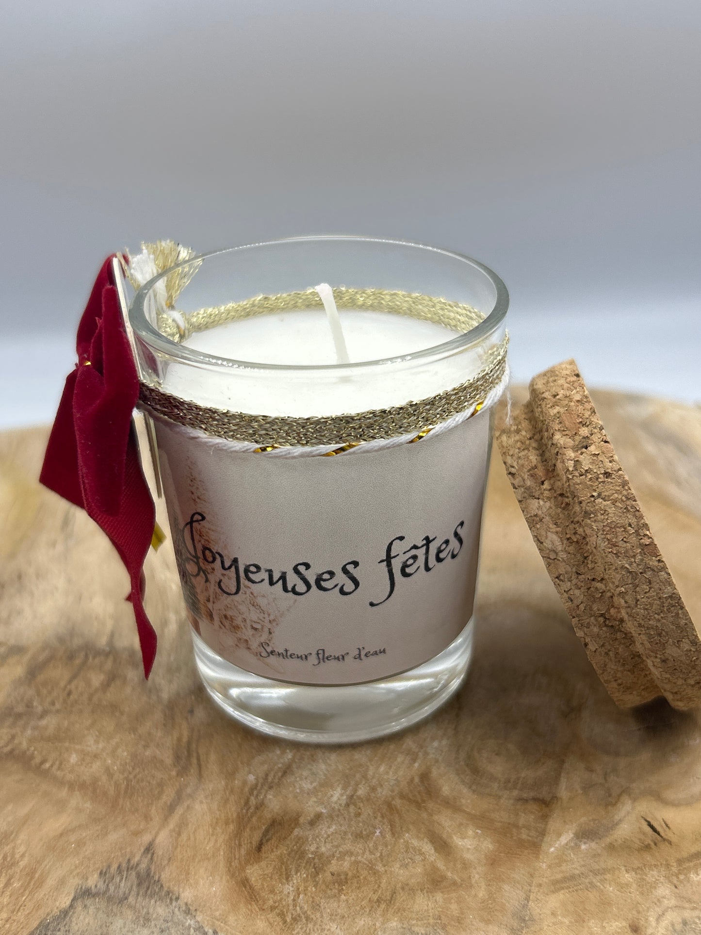 Bougies parfumées petits pots de Noël