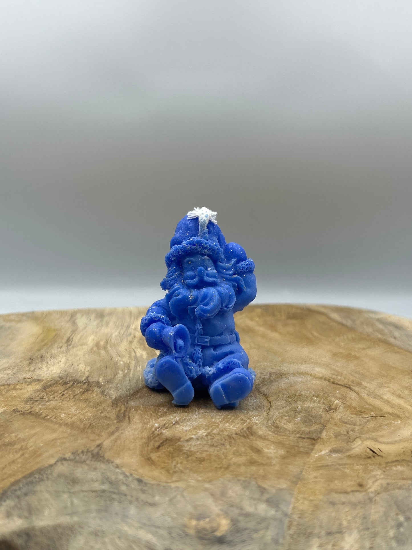 Bougies père Noël assis