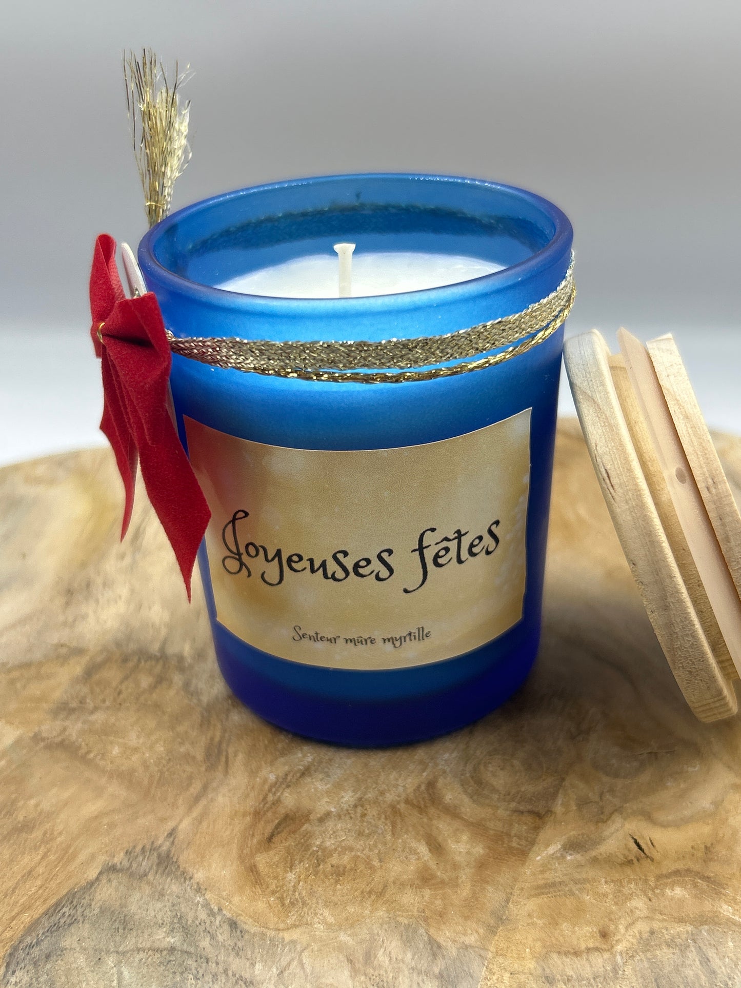 Bougies parfumées de Noël