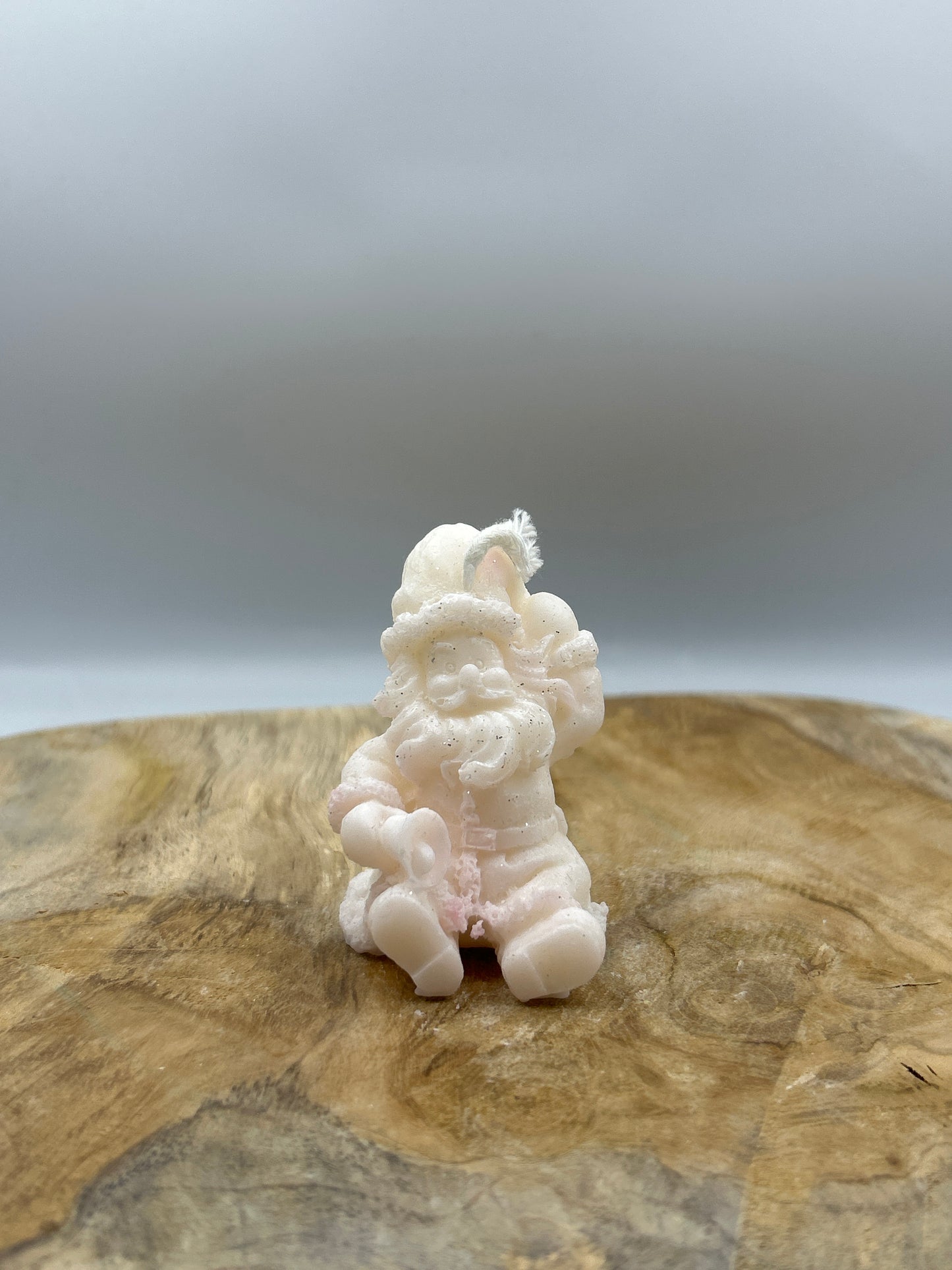 Bougies père Noël assis