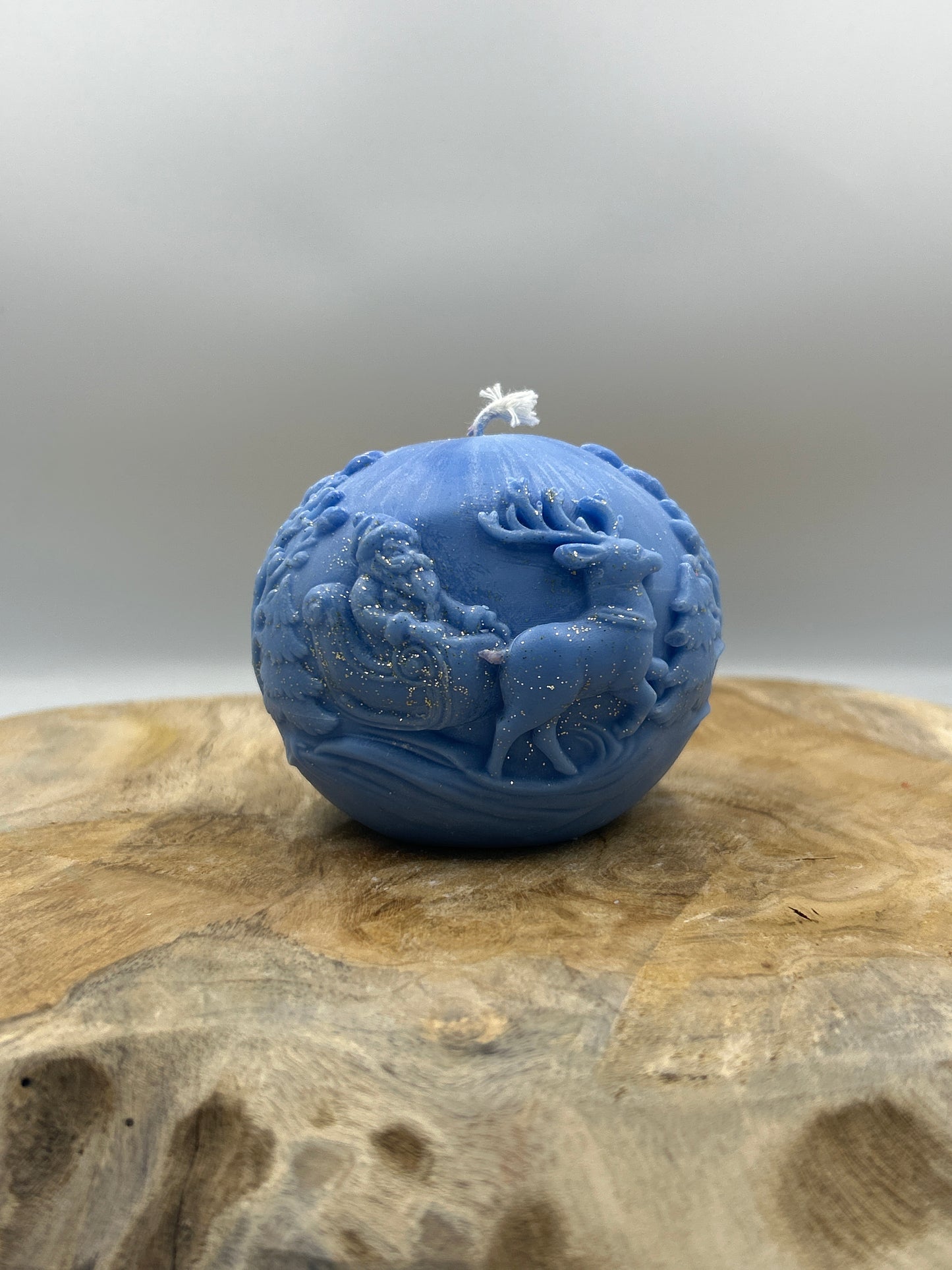 Bougies boule père Noël