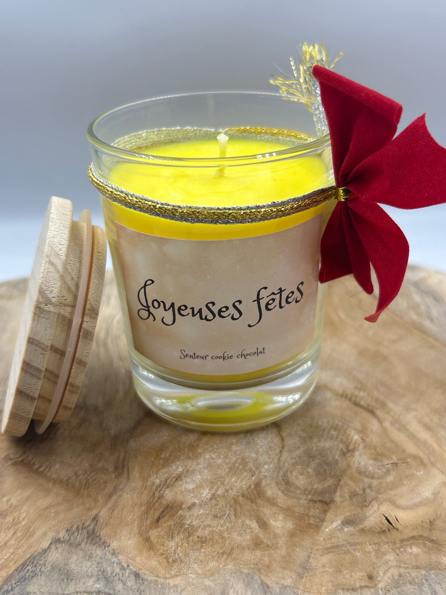 Bougies parfumées de Noël