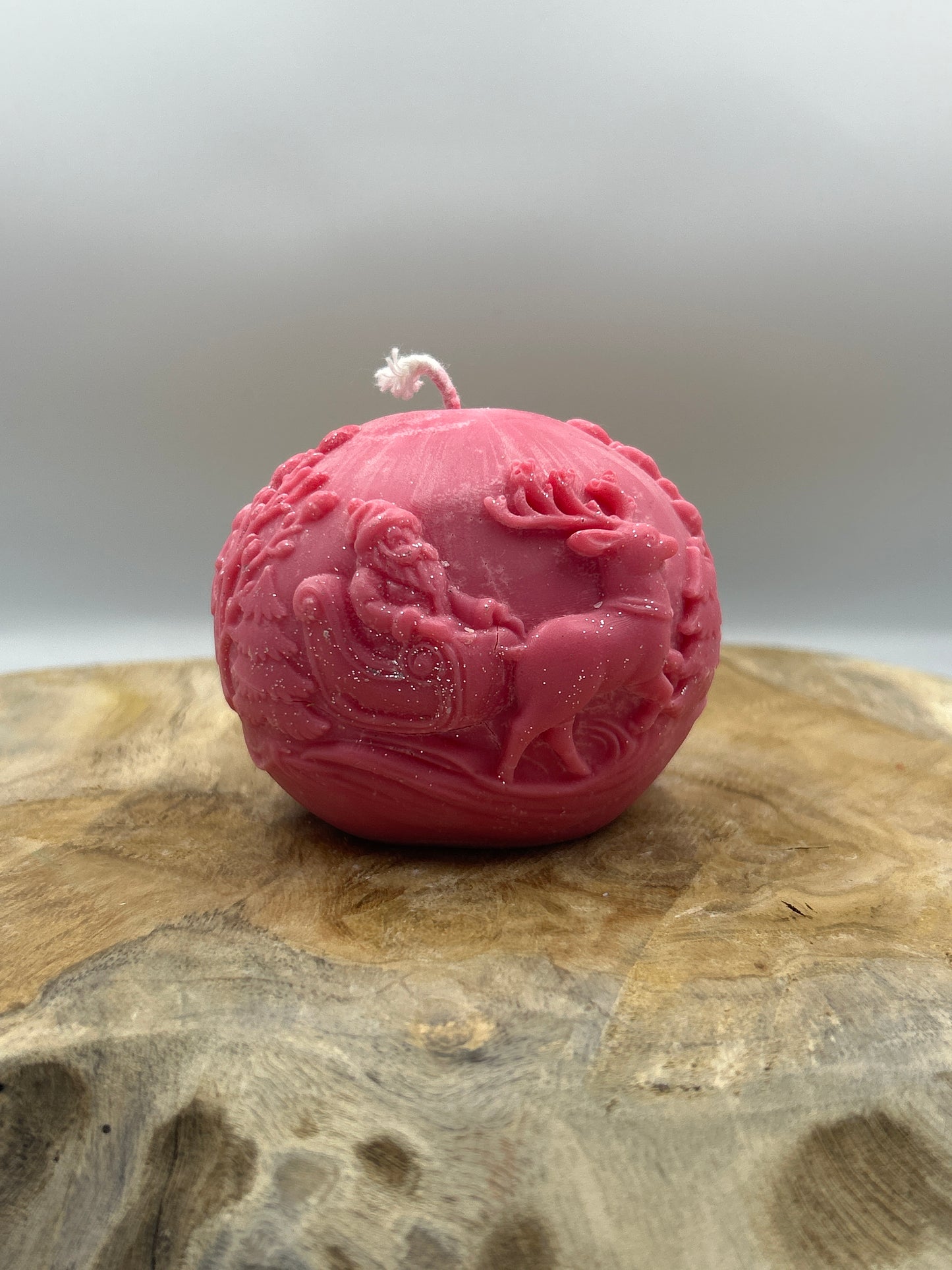 Bougies boule père Noël