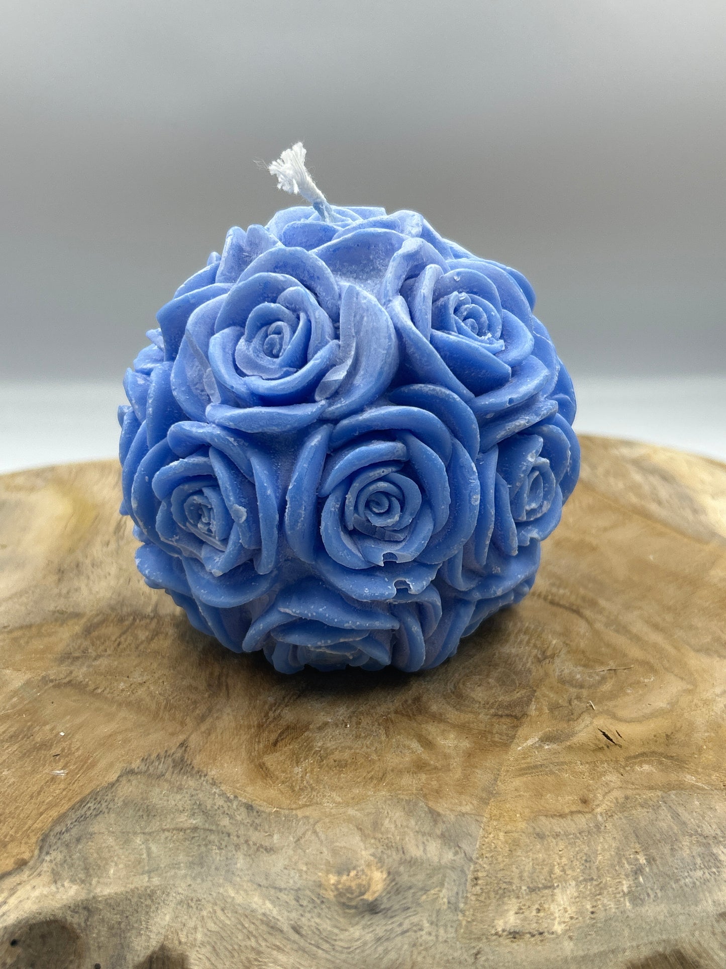 Bougie boule rose