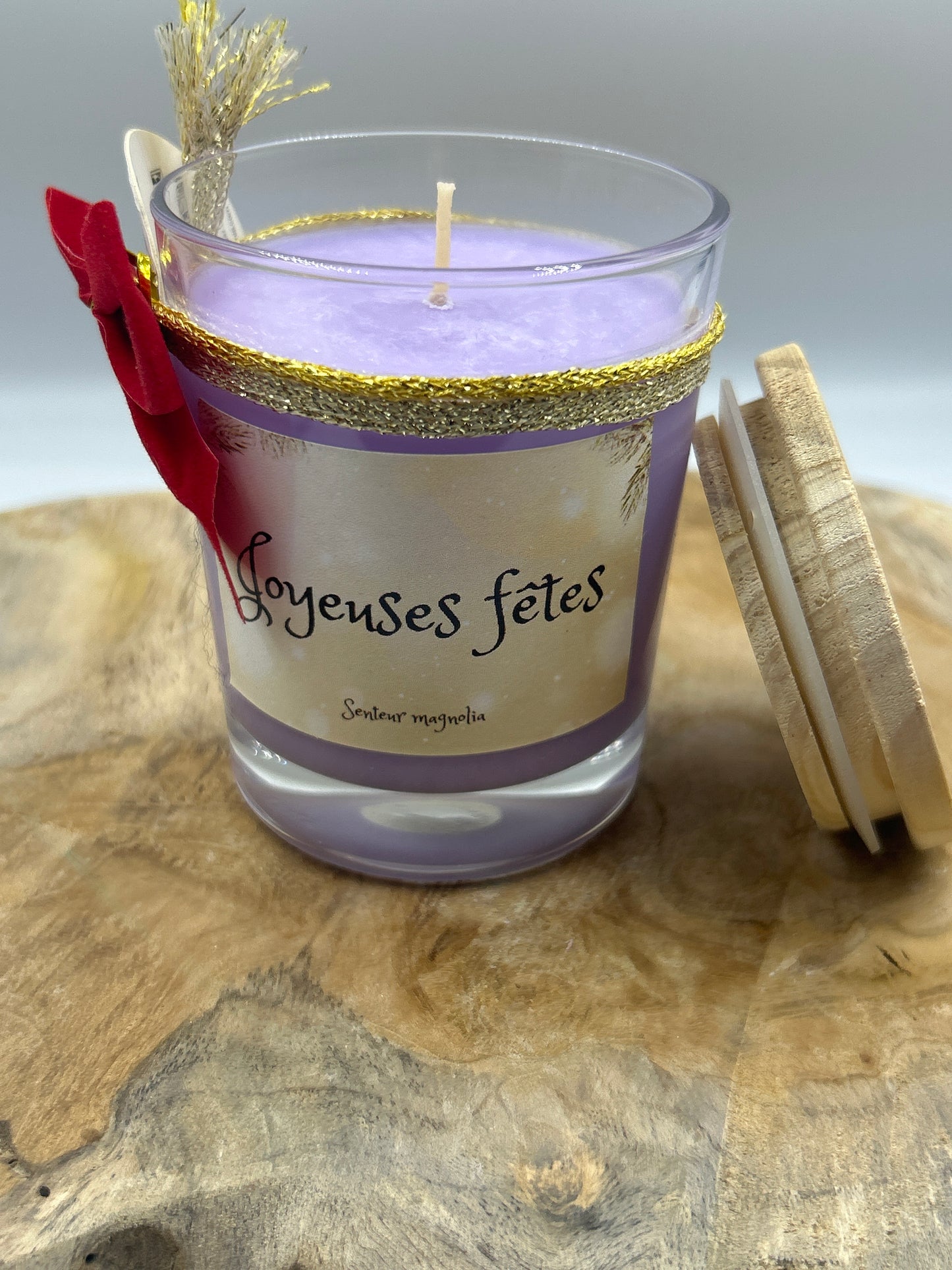 Bougies parfumées de Noël