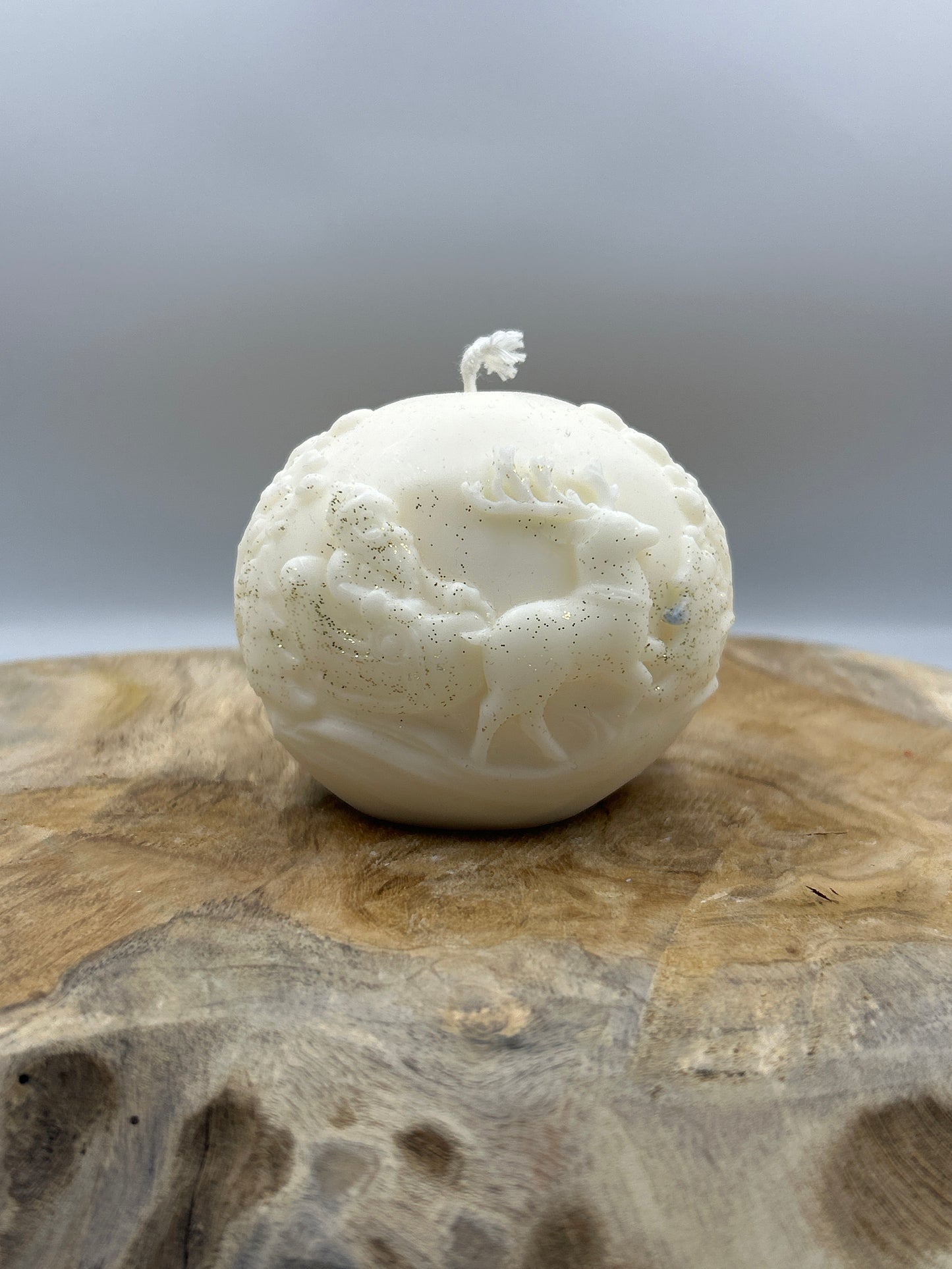 Bougies boule père Noël