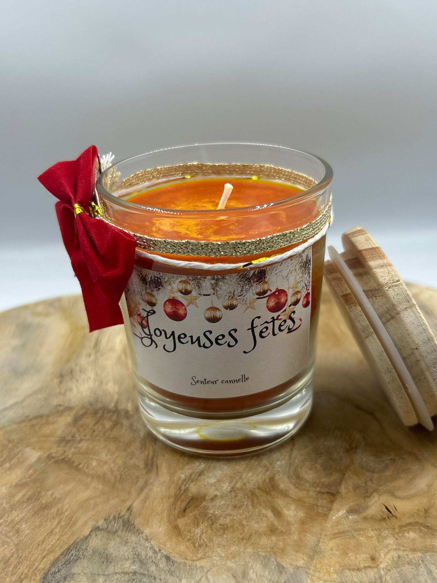Bougies parfumées de Noël